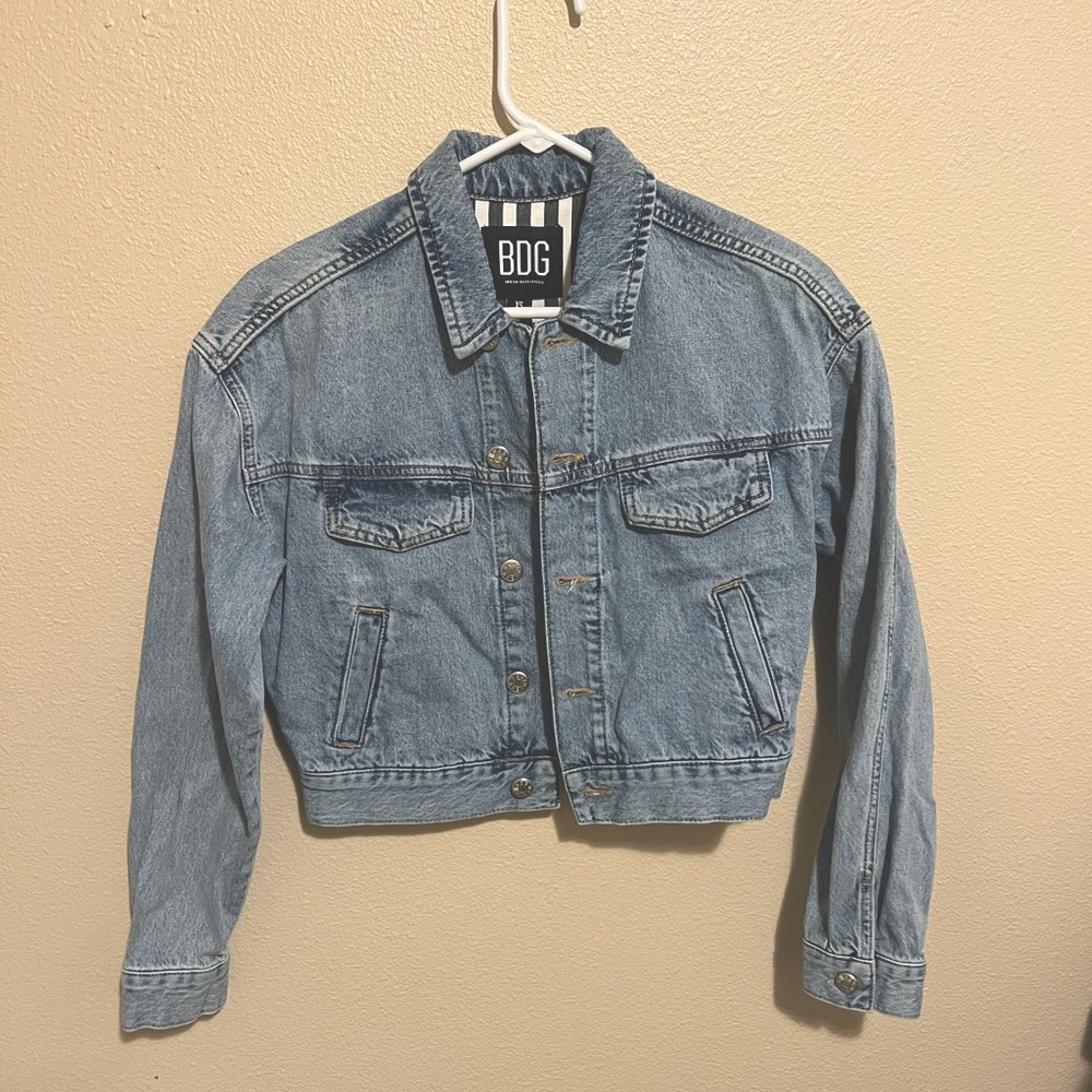 Urban Outfitters cropped jean jacket